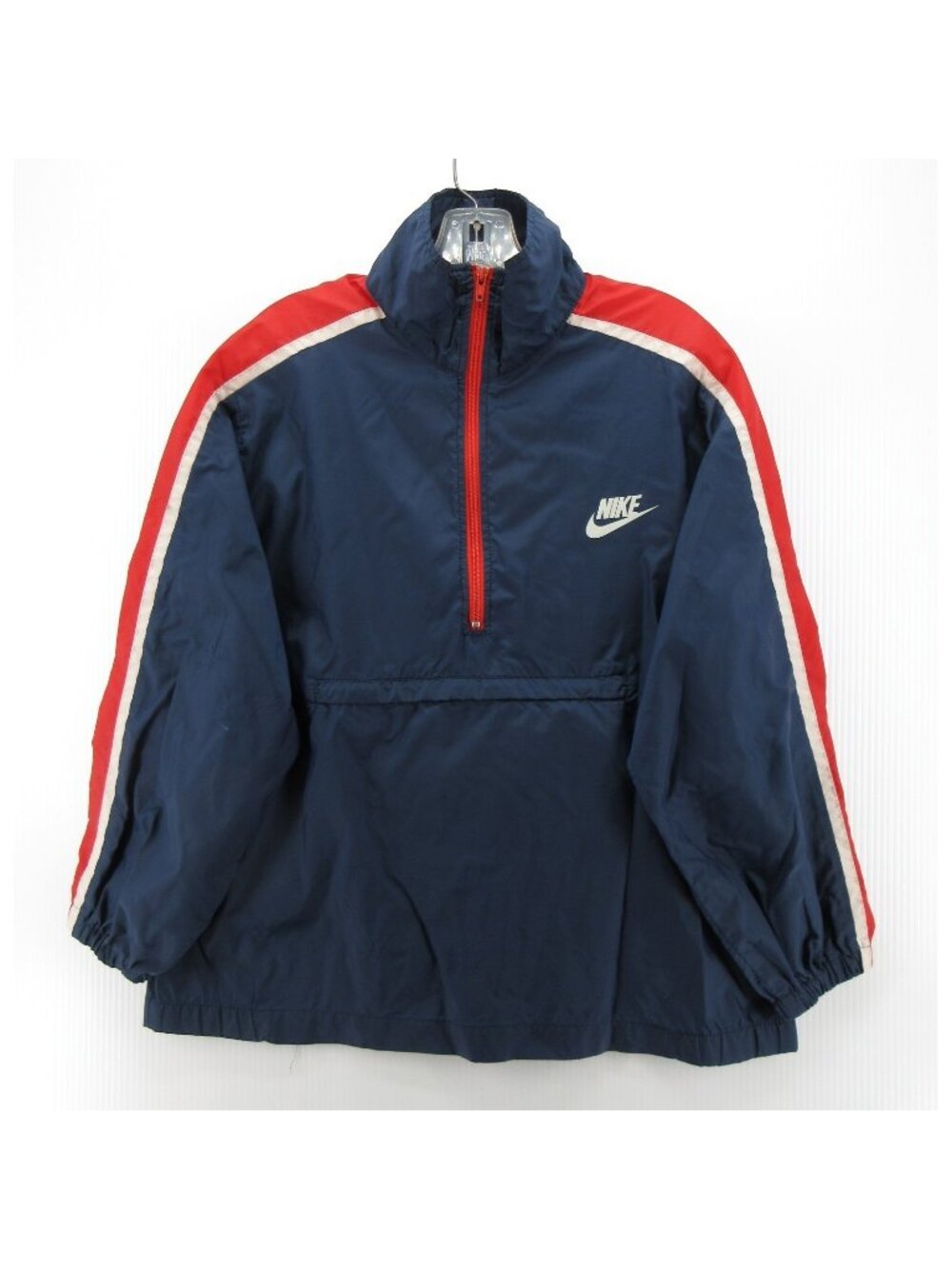 VINTAGE Nike Jacket Small Anorak 80s Windbreaker 1/4 Zip Sportswear *